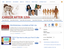 Tablet Screenshot of careerafter12th.in